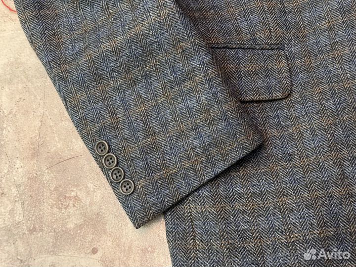 Твидовый пиджак Harris Tweed Ritter шерсть