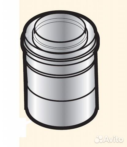 Переходник 80/100 мм