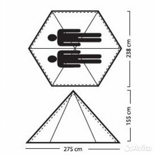 Палатка Columbus Tipi 2P UL