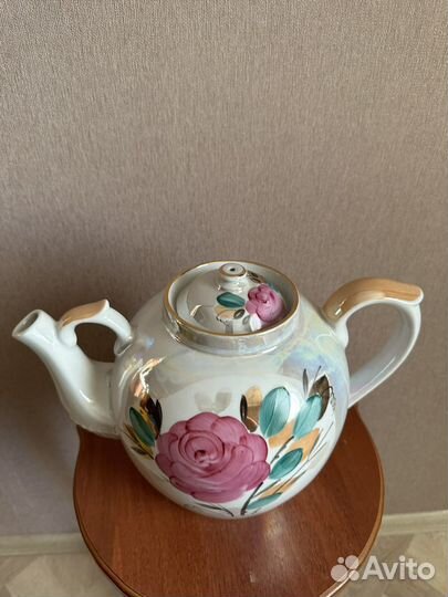 Чайник доливной СССР Дулево