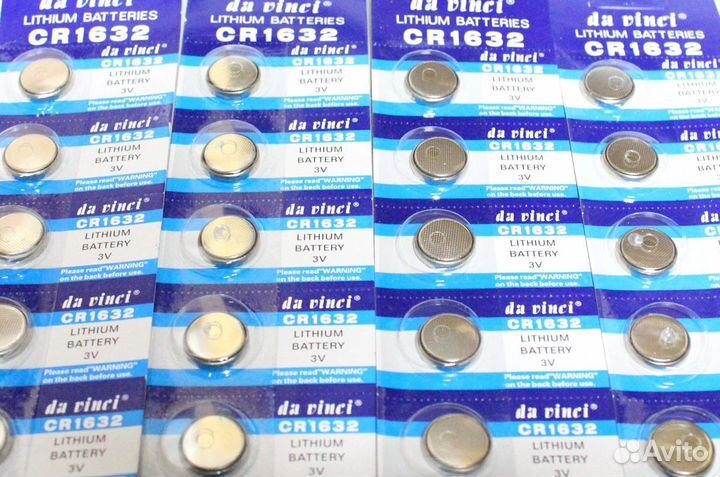 Батарейки CR1632 и CR2032 3V