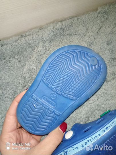 Резиновые сабо шлепки 20 р