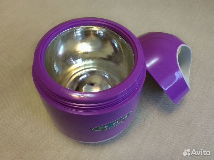 Термос с широким горлом 1,2 литра со вставками