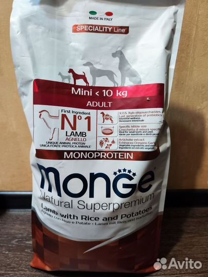 Сухой корм для собак Монж
