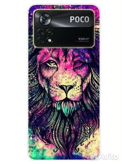 Силиконовый чехол бампер для Xiaomi poco m4 pro