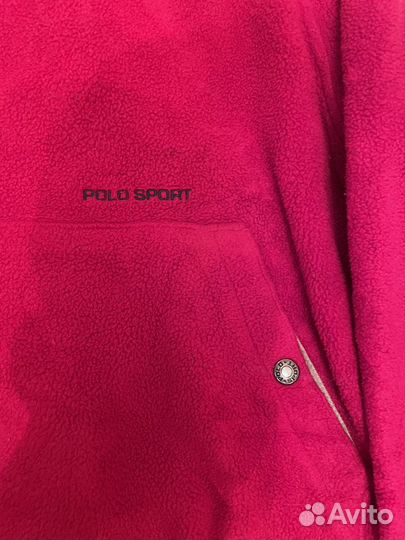 Флисовый харрингтон Polo Ralph Lauren Sport