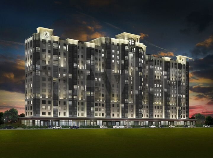 2-к. квартира, 60,7 м², 7/16 эт.