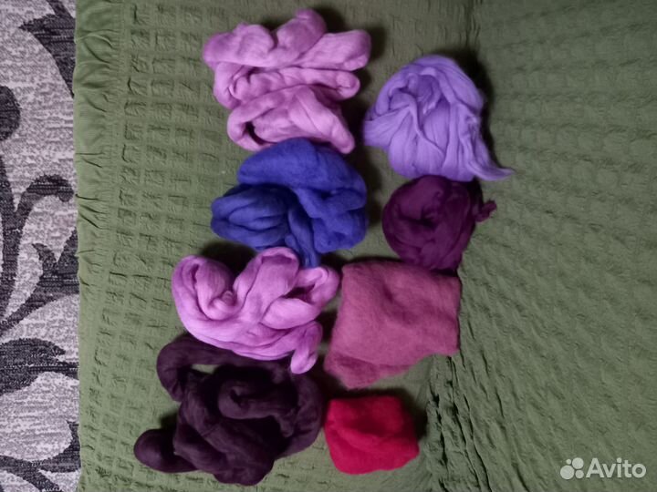 Шерсть для валяния пакетом