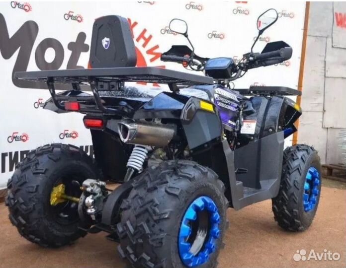 Квадроцикл Motoland Wild Track 200 LUX синий