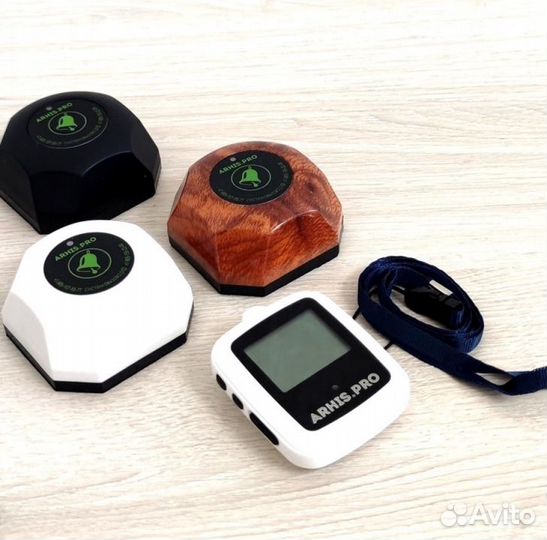 Кнопка вызова персонала помощи и часы пейджер