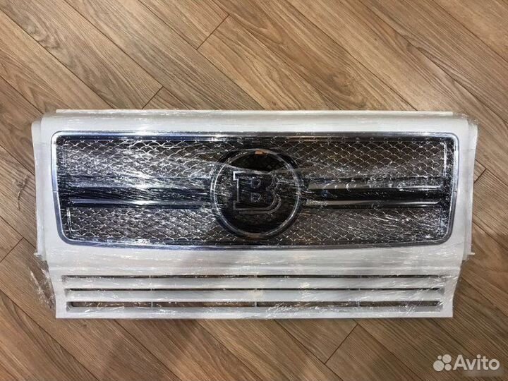Решетка белая хром brabus Mercedes-Benz G class