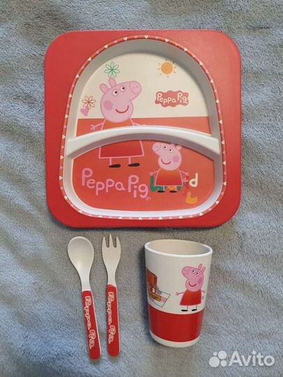 Посуда детская из бамбука (натуральный материал)