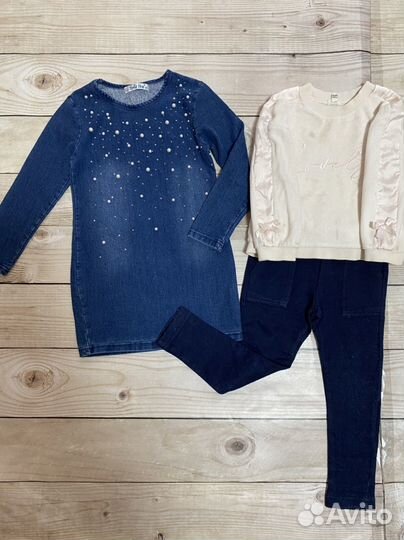 Вещи пакетом для девочки 104(22 вещи)