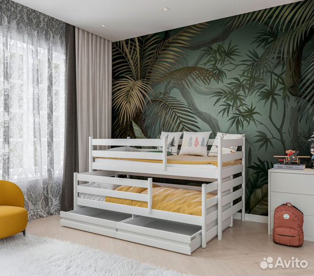 Двухъярусная кровать детская