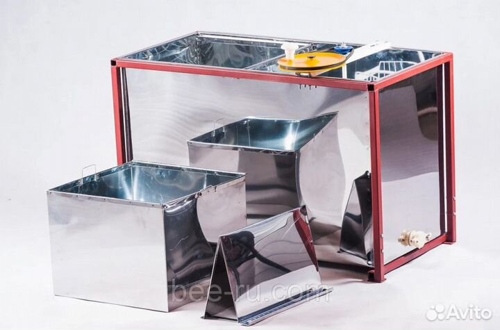 Стол-медогонка 3-рам оборотн. (Корпус нрж, ротор к