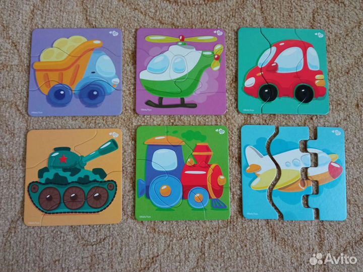 Пазлы для малышей крупные