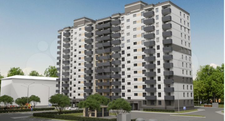 1-к. квартира, 37,6 м², 1/13 эт.