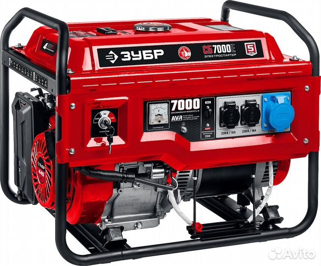 Гензиновый генератор с электостарт 7000 Вт, 