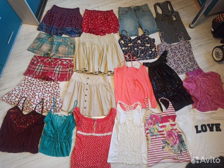 Платья шорты топы юбки 44,46,48р