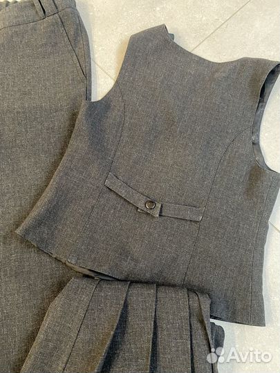 Костюм тройка школьный для девочки