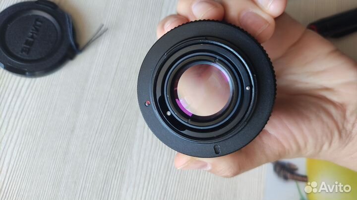 Гелиус - 44м-6 58мм с переходником на никон