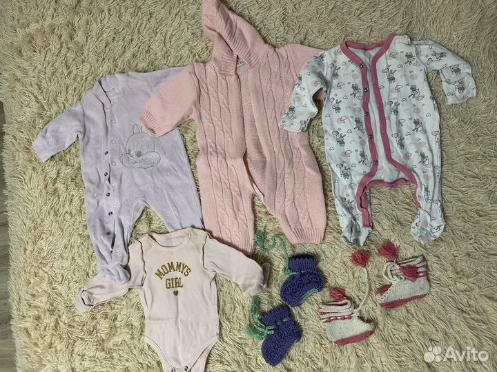 Детская одежда для девочек пакетом