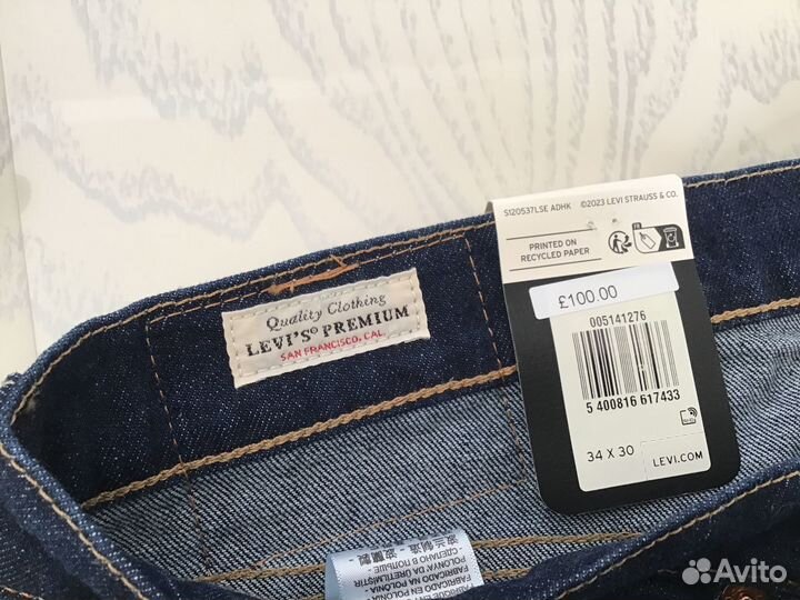 Джинсы мужские levis 34 30