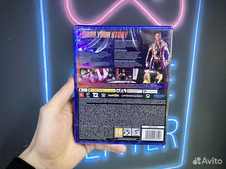 Диск ps5 WWE 2k24