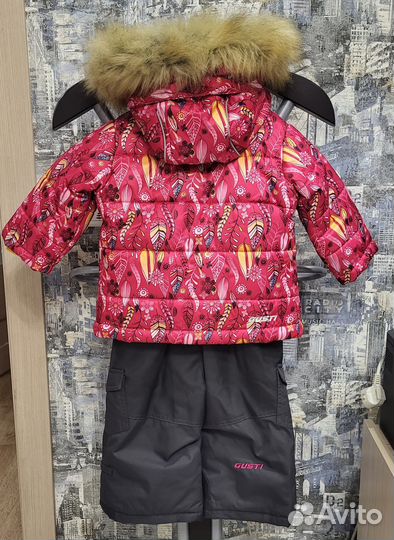 Костюм зимний новый Gusti 80 для девочки