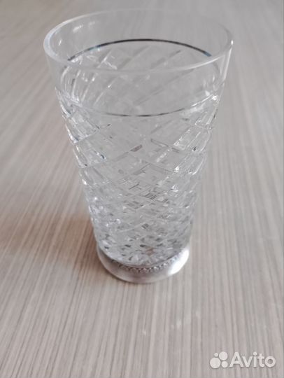 Стакан хрусталь серебро 875 пр