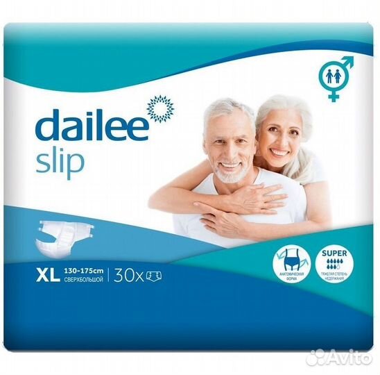 Памперсы для взрослых 4 xL dailee