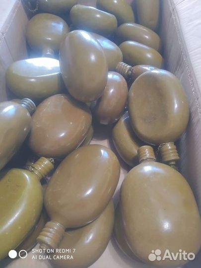 Фляжка армейская с чехлом сссс новая с хранения