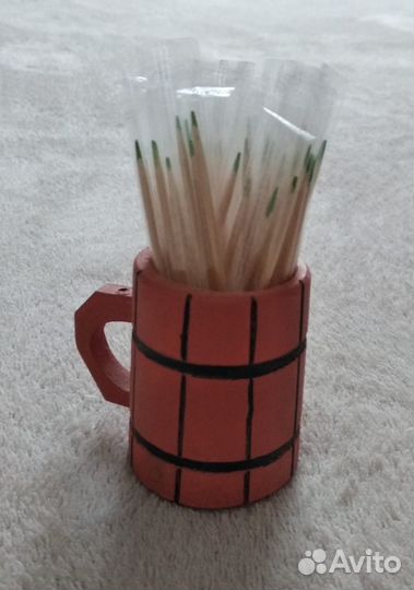 Держатель для зубочисток. Пивная кружка