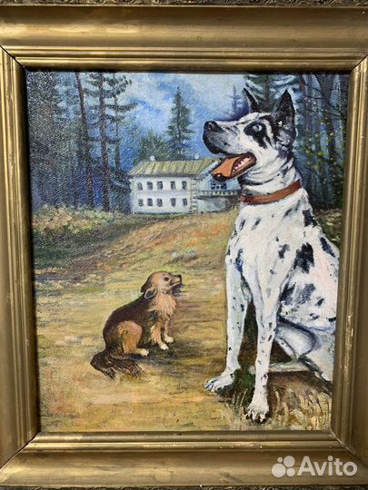 Картина «дог»