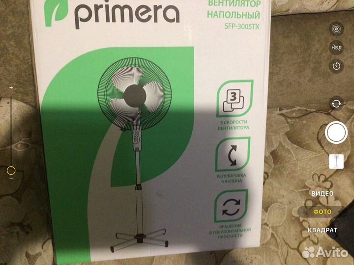 Вентилятор напольный новй