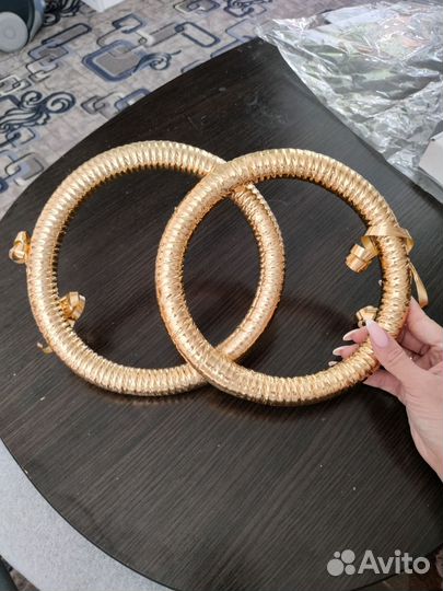 Кольца на машину свадебные