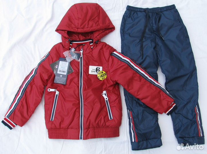 Новый теплый деми костюм брендовый
