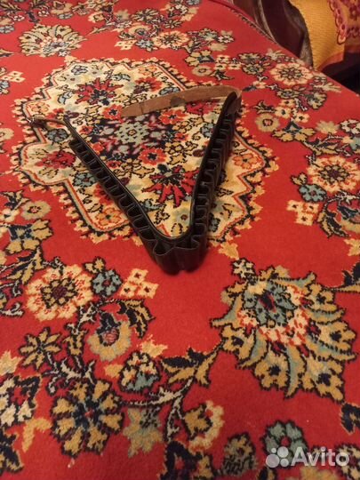 Патронташ из свиной кожи