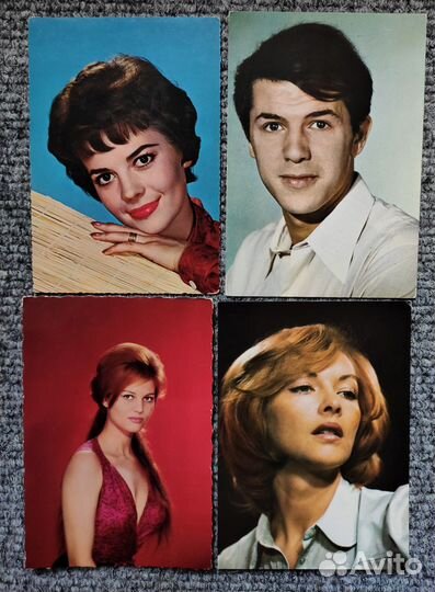 Открытки артистов зарубежного кино