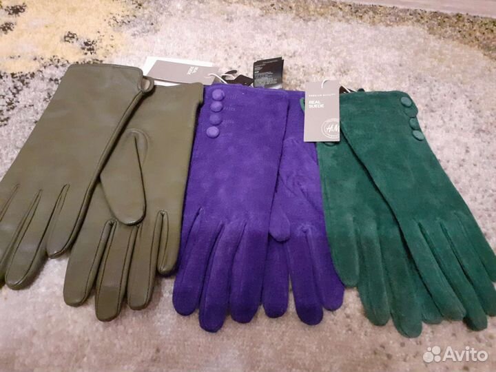 Перчатки женские новые (фиолетовые)