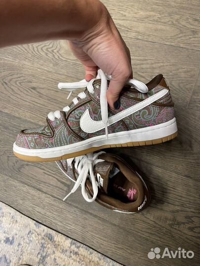 Кеды Nike dunk low pro paisley как новые