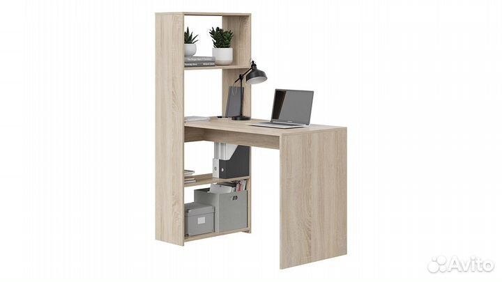 Стол письменный тип 12 Белый Ясень / Дуб сонома