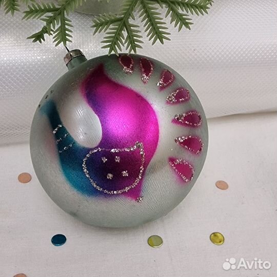 Елочные игрушки ссср.Шары красивые