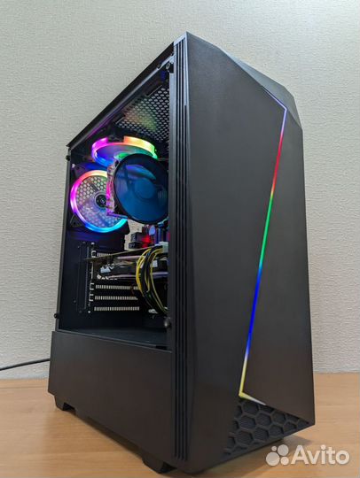 Игровой Компьютер i3-9100F/RX580/16 Gb/SSD/HDD