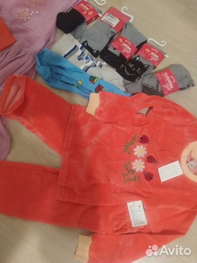 Пакет одежды на девочку р 110-116