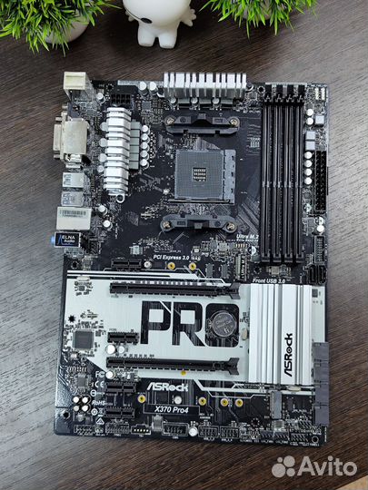 Материнская плата ASRock X370 PRO4 (AM4, ATX)