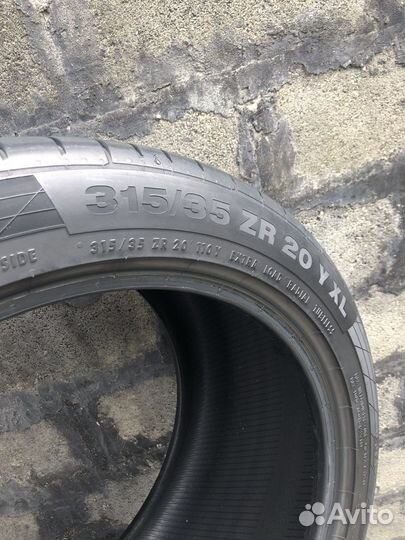 Continental ContiSportContact 5 275/40 R20 и 315/35 R20 110Y