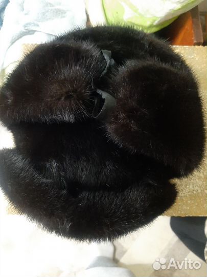 Норковая шапка мужская новая 58