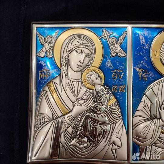 Икона серебро 925 проба