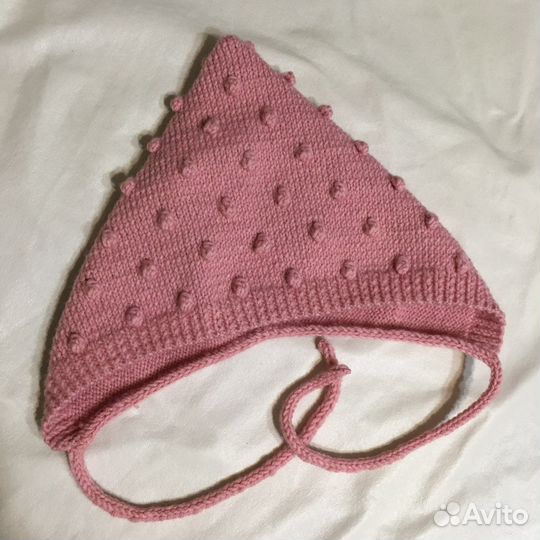 Шапка гномик с шишечками 54 размер